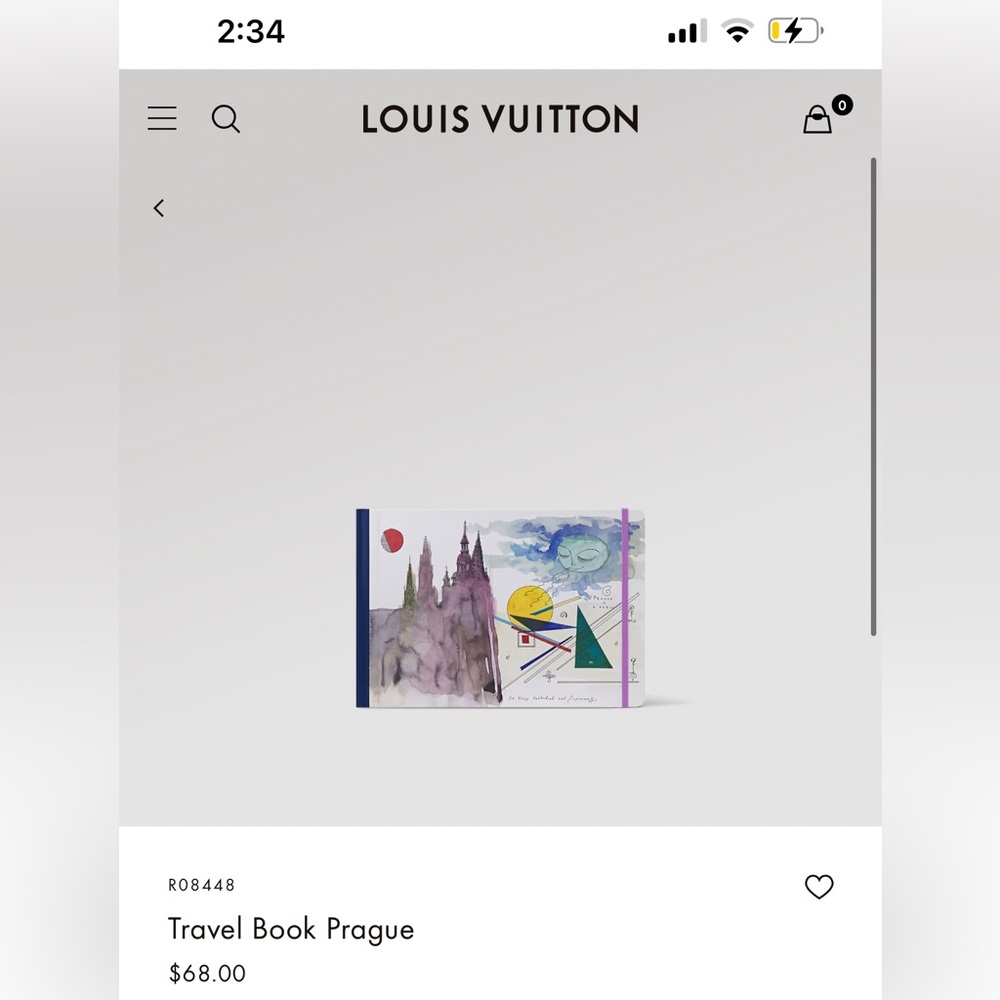 Louis Vuitton Travel Book Prague